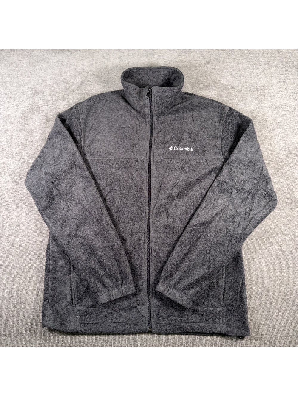 Columbia Black Full-Zip Fleece Jacket Large